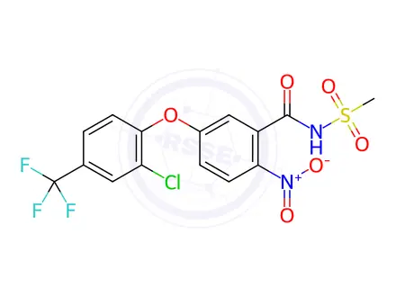 Chemical structure of Fomesafen