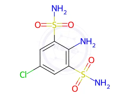 Chemical structure of Hydrochlorothiazide Impurity 123