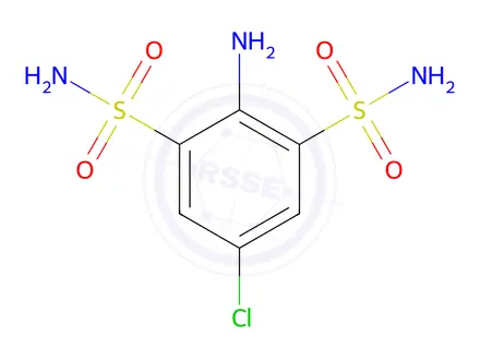 Chemical structure of Hydrochlorothiazide Impurity 123