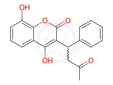 Chemical structure of Warfarin Sodium Impurity 67