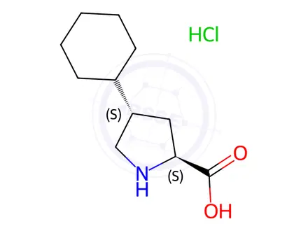 Chemical structure of Fosinopril Impurity(HCl)