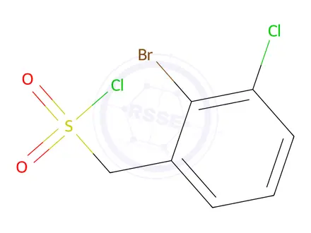 Chemical structure of (2-Bromo-3-chlorophenyl)methanesulfonyl chloride