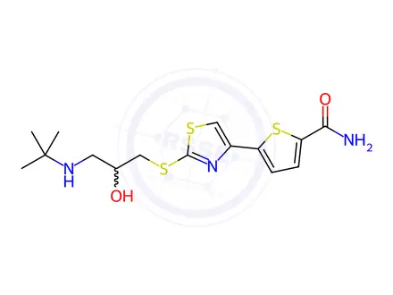 Chemical structure of Arotinolol