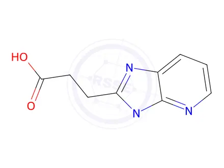 Chemical structure of 3-(3-Ethyl-3h-imidazo[4,5-b]pyridin-2-yl)propanoic Acid