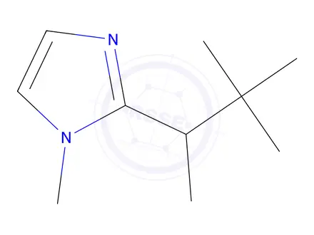 Chemical structure of 2-(3,3-Dimethylbutan-2-yl)-1-methyl-1H-imidazole