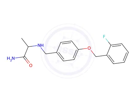 Chemical structure of RALFINAMIDE