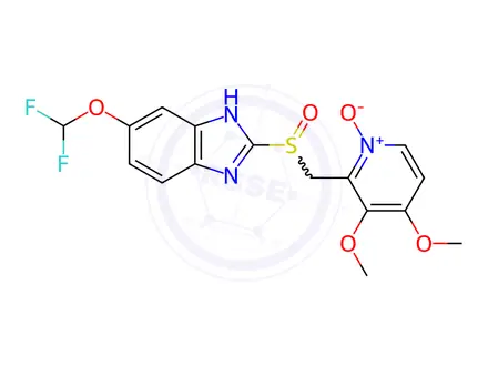 Chemical structure of Pantoprazole N-Oxide