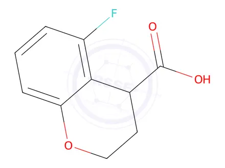 Chemical structure of 5-Fluorochromane-4-carboxylic acid