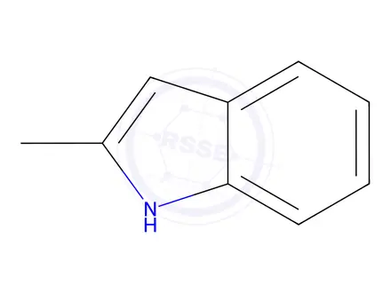 Chemical structure of 2-Methylindole