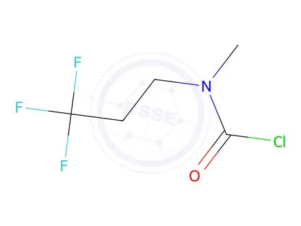 Chemical structure of N-methyl-N-(3,3,3-trifluoropropyl)carbamoyl chloride