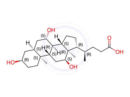 Chemical structure of Ursodiol Impurity D