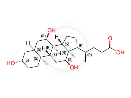 Chemical structure of Ursodeoxycholic Acid Impurity 132