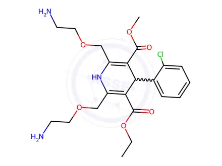 Chemical structure of Amlodipine Impurity C