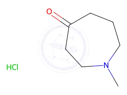 Chemical structure of 1-Methylazepan-4-one hydrochloride