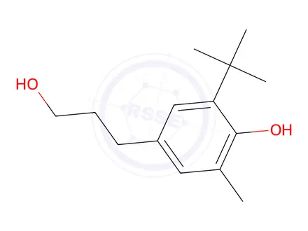 Chemical structure of 2-(tert-Butyl)-4-(3-hydroxypropyl)-6-methylphenol