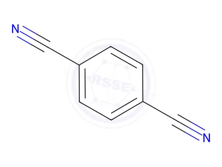 Chemical structure of Terephthalonitrile (BSC)