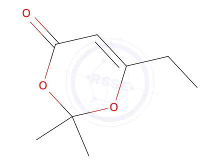 Chemical structure of 6-Ethyl-2,2-dimethyl-[1,3]dioxin-4-one