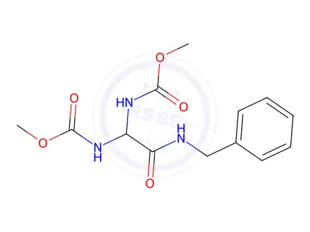 Chemical structure of Dimethyl (2-(benzylamino)-2-oxoethane-1,1-diyl)dicarbamate