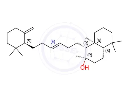 Chemical structure of Sclareol Impurity 8