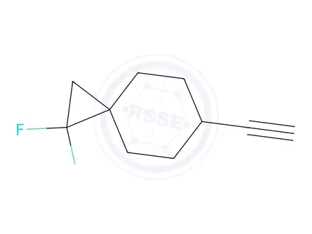 Chemical structure of 6-ethynyl-2,2-difluoro-spiro[2.5]octane