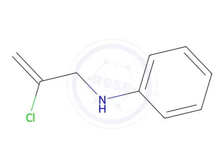 Chemical structure of N-(2-chloroprop-2-enyl)aniline