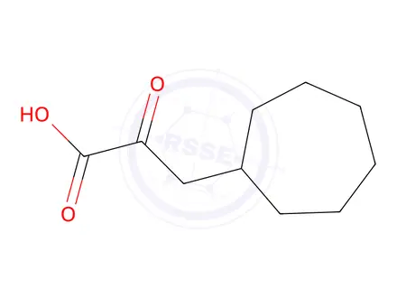 Chemical structure of 3-Cycloheptyl-2-oxopropanoic acid