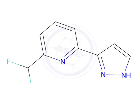Chemical structure of 2-(Difluoromethyl)-6-(1H-pyrazol-3-yl)pyridine