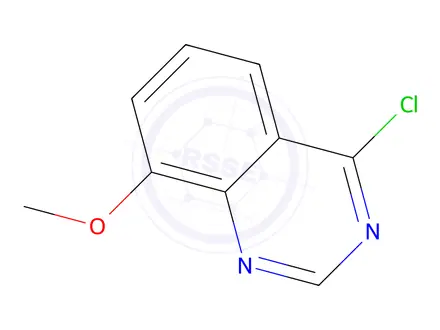 Chemical structure of 4-chloro-8-methoxyquinazoline