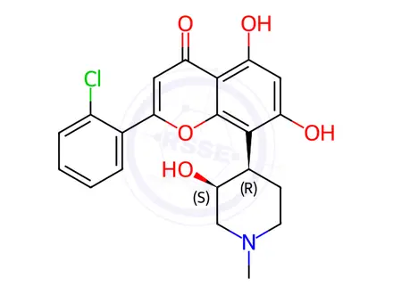 Chemical structure of Alvocidib