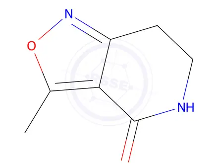 Chemical structure of Isoxazolo[4,3-c]pyridin-4(5H)-one, 6,7-dihydro-3-methyl-(9CI)