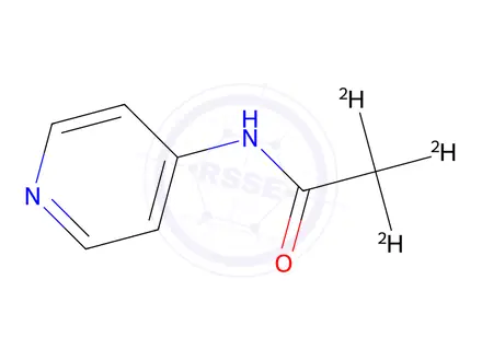 Chemical structure of N-(pyridin-4-yl)acetamide-d3