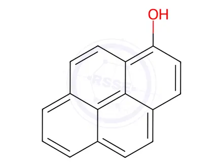 Chemical structure of 1-Hydroxypyrene