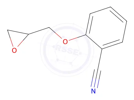 Chemical structure of (S)-2-(Oxiran-2-ylmethoxy)benzonitrile