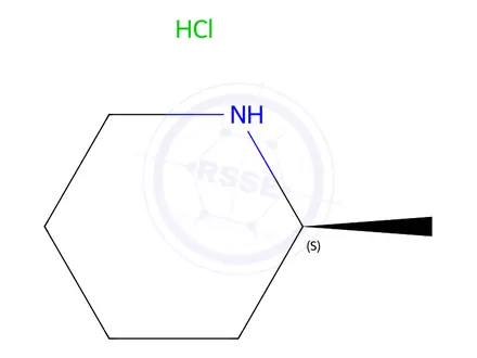 Chemical structure of (S)-2-Methylpiperidine hydrochloride