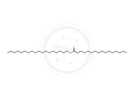 Chemical structure of octadecyl palmitate