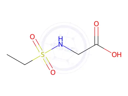 Chemical structure of [(Ethylsulfonyl)amino]acetic acid