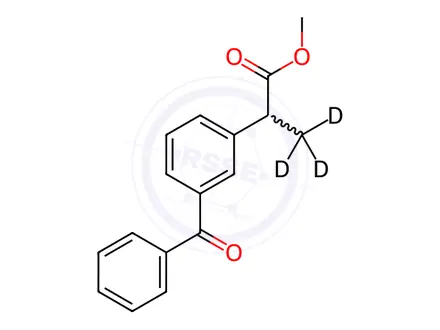 Chemical structure of Ketoprofen Impurity 51-d3