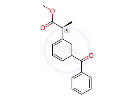 Chemical structure of Dexketoprofen Methyl Ester