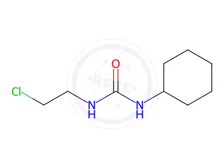 Chemical structure of 1-(2-chloroethyl)-3-cyclohexylurea