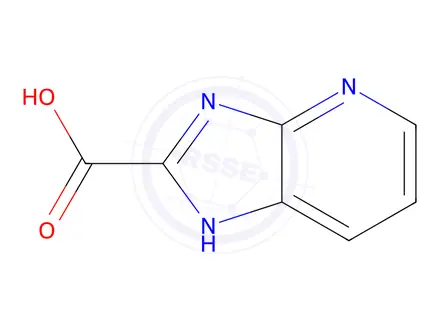 Chemical structure of 3H-imidazo[4,5-b]pyridine-2-carboxylic acid
