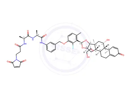 Chemical structure of Glucocorticoid receptor agonist-4 Ala-Ala-Mal