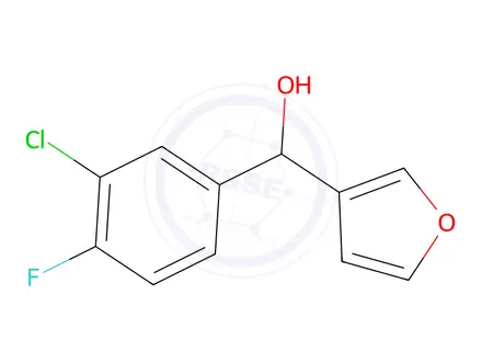 Chemical structure of (3-Chloro-4-fluorophenyl)(furan-3-yl)methanol
