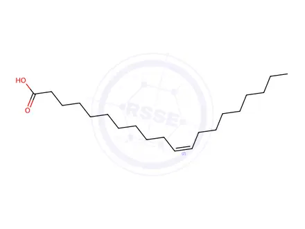 Chemical structure of 11-Eicosenoic acid, sodium salt, (Z)-(9CI)