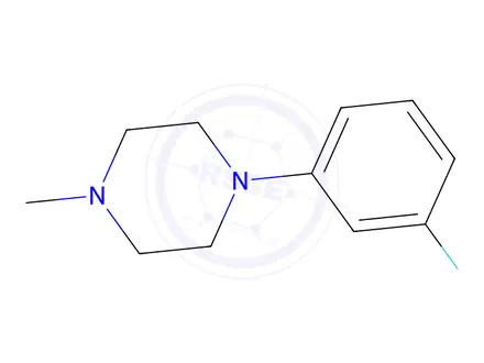 Chemical structure of 1-(3-Fluorophenyl)-4-methylpiperazine