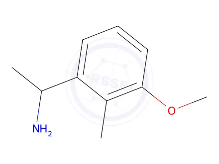 Chemical structure of 1-(3-METHOXY-2-METHYL-PHENYL)-ETHYLAMINE