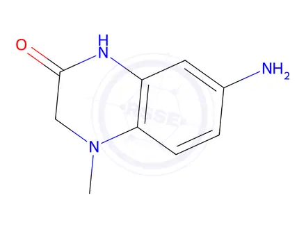 Chemical structure of 7-Amino-4-methyl-3,4-dihydroquinoxalin-2(1H)-one