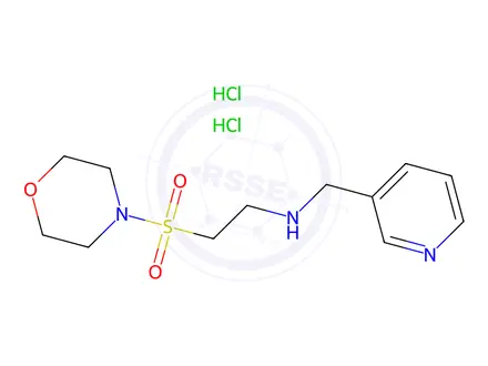 Chemical structure of [2-(Morpholin-4-ylsulfonyl)Ethyl](pyridin-3-ylmethyl)amine Dihydrochloride