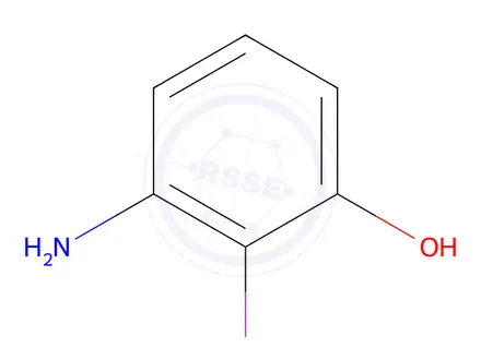 Chemical structure of 3-Amino-2-iodophenol