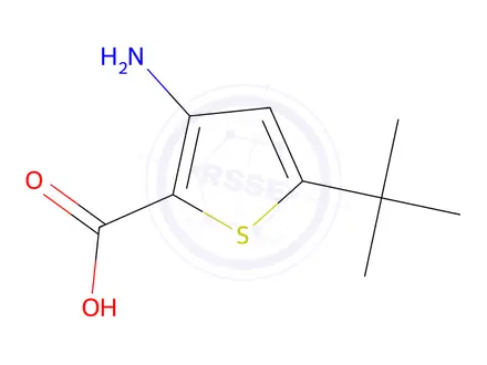 Chemical structure of 3-Amino-5-(tert-butyl)thiophene-2-carboxylic acid