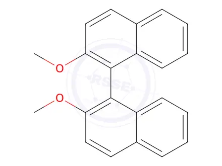 Chemical structure of (R)-(+)-2,2'-Dimethoxy-1,1'-binaphthyl